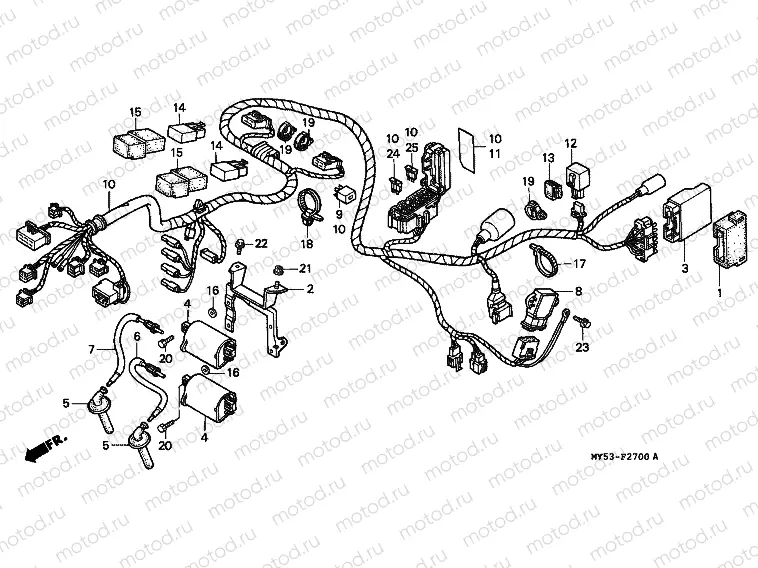 F-27 WIRING HARNESS