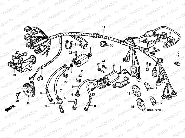 F-27 WIRING HARNESS