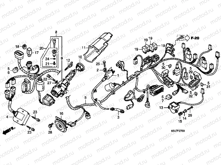 F-27 WIRING HARNESS