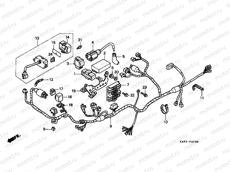 F-27 WIRING HARNESS