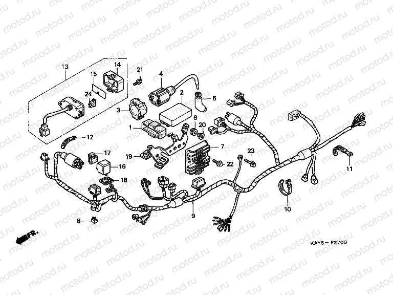 F-27 WIRING HARNESS