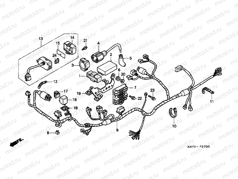 F-27 WIRING HARNESS