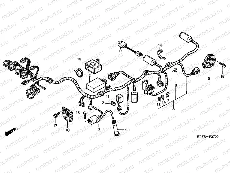 F-27 WIRING HARNESS