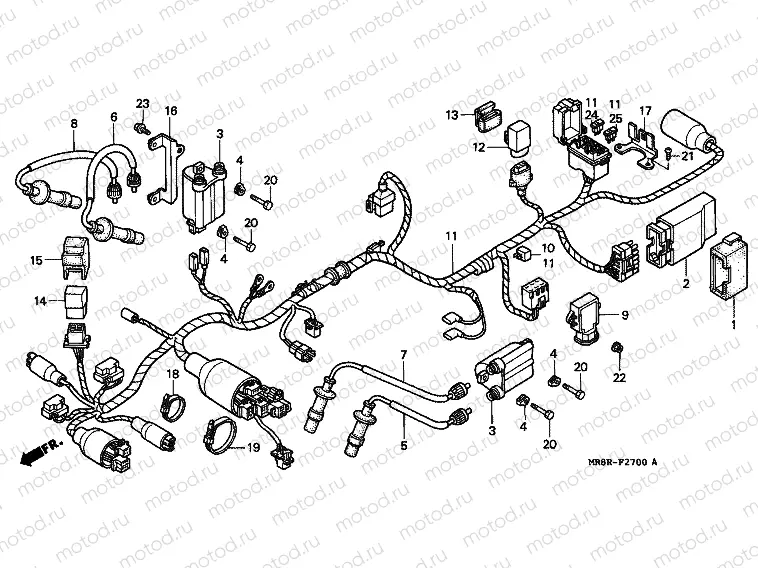 F-27 WIRING HARNESS / IGNITION COIL