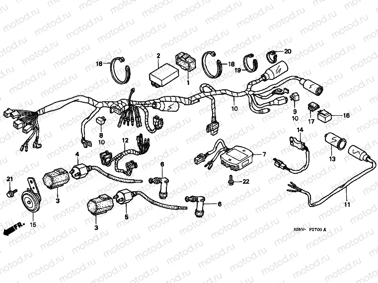 F-27 WIRING HARNESS / IGNITION COIL