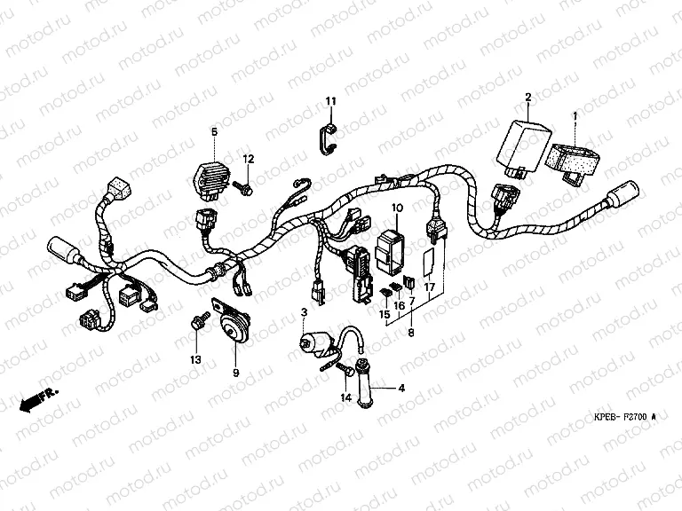 F-27 WIRING HARNESS / IGNITION COIL