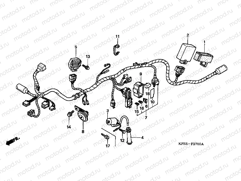 F-27 WIRING HARNESS / IGNITION COIL