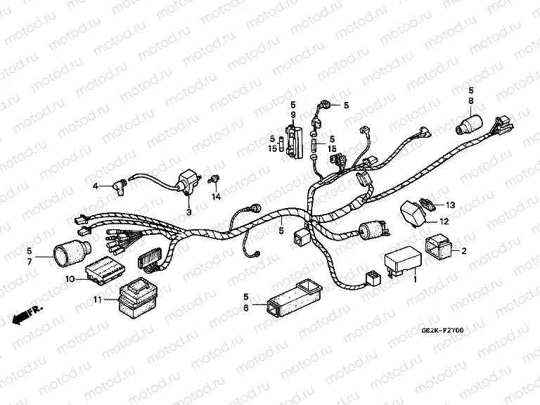 F-27 WIRING HARNESS / IGNITION COIL
