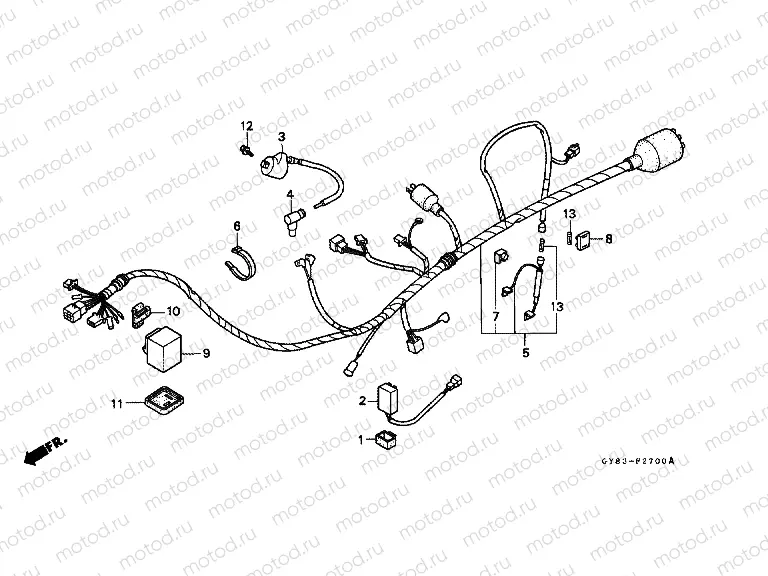 F-27 WIRING HARNESS / IGNITION COIL