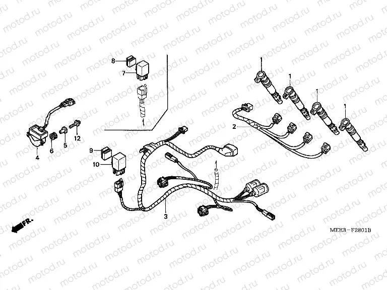 F-28-1 ADDITIONAL WIRING HARNESS