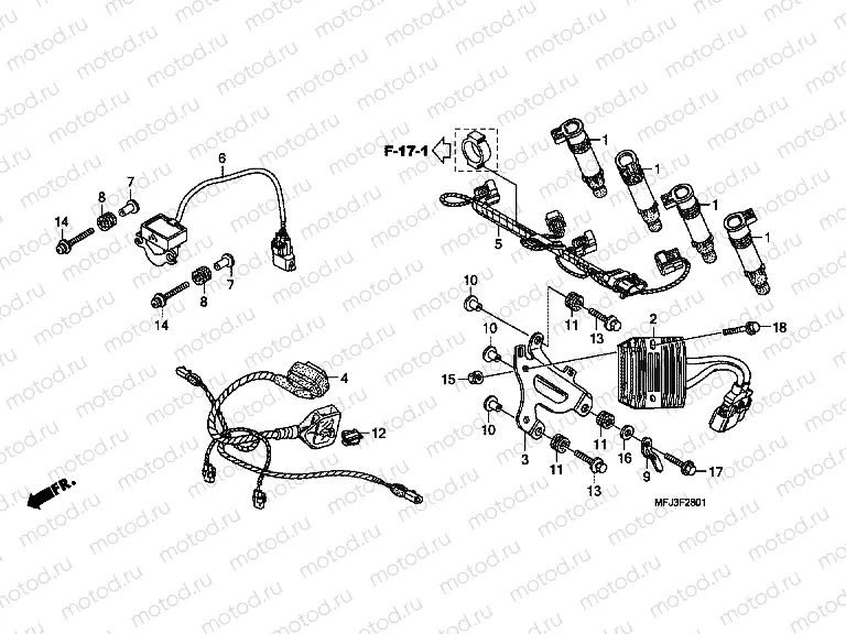 F-28-1 ADDITIONAL WIRING HARNESS