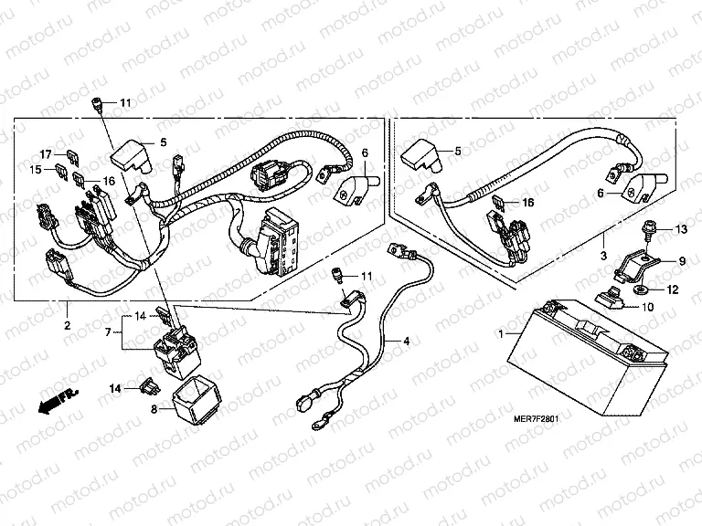 F-28-1 BATTERY (CBF600S8 / SA8 / N8 / NA8)