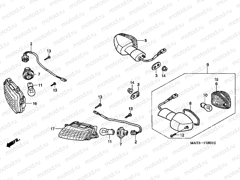 F-28-1 FLASHING (1/2/3-EXCEPT CM / 4)