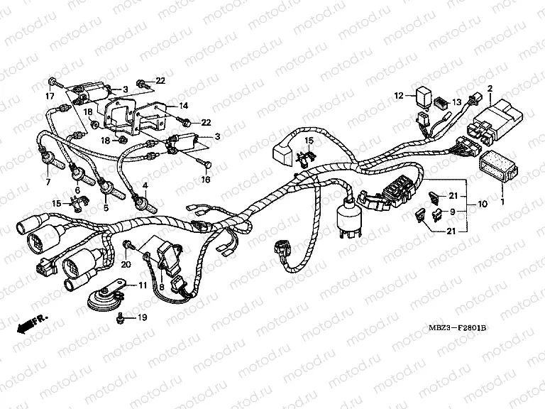 F-28-1 WIRING HARNESS (2)