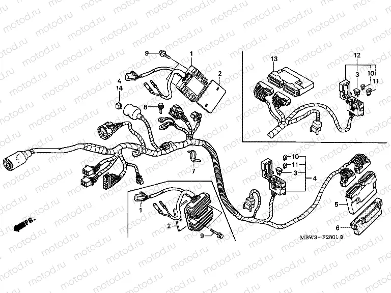 F-28-1 WIRING HARNESS (2)