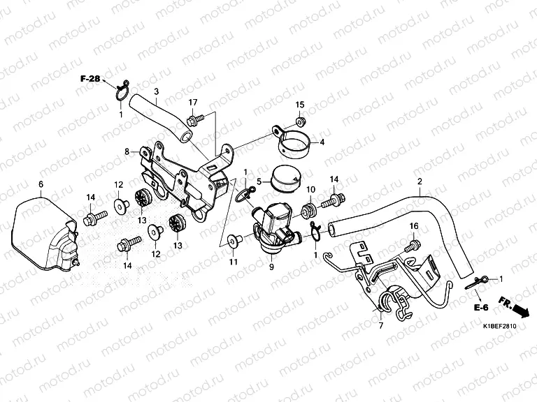 F-28-10 AIR INJECTION SOLENOID VALVE