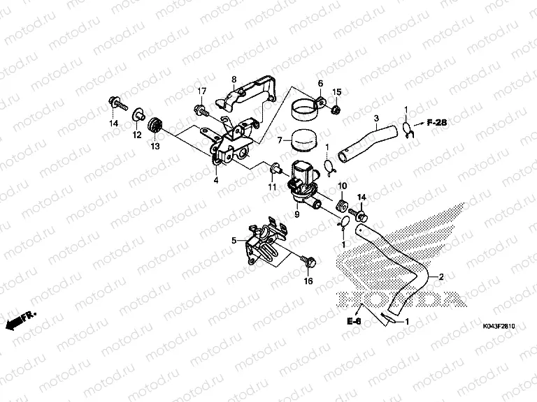 F-28-10 AIR INJECTION SOLENOID VALVE