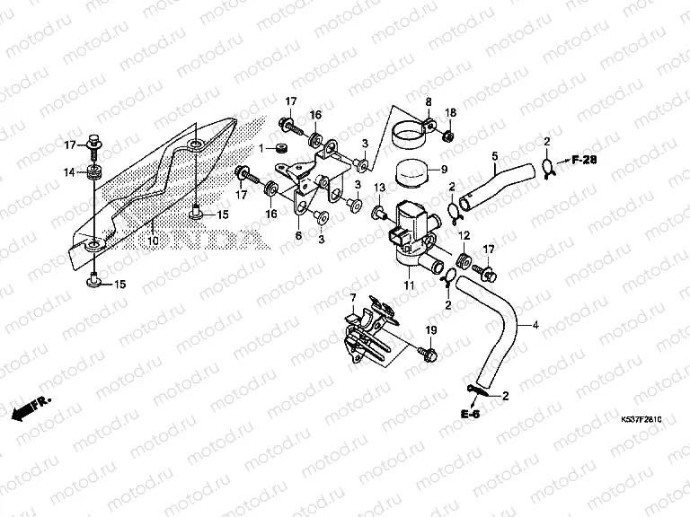 F-28-10 AIR INJECTION SOLENOID VALVE
