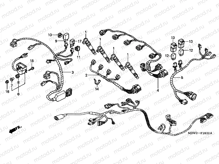 F-28-2 ADDITIONAL WIRING HARNESS