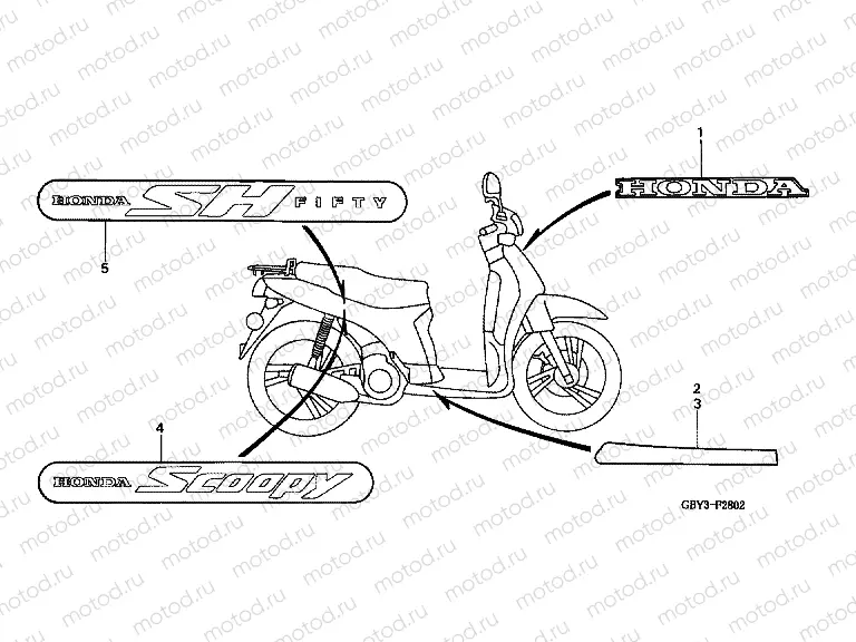 F-28-2 SIGN / STRIP (3)