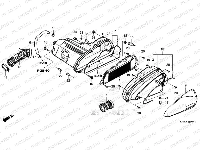 F-28 AIR CLEANER