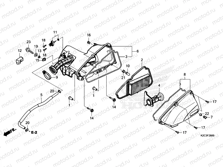 F-28 AIR CLEANER