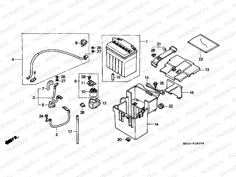 F-28 BATTERY