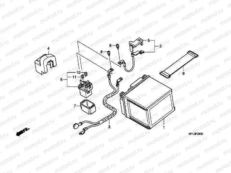 F-28 BATTERY (CBR1000RR)