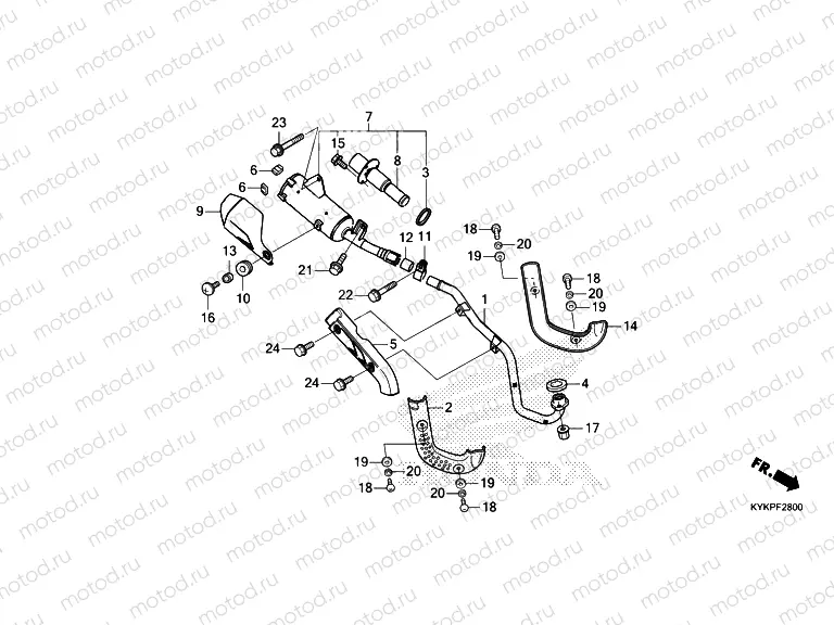 F-28 EXHAUST MUFFLER