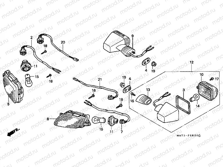 F-28 FLASHING (V-Y / 1/2/3-CM)
