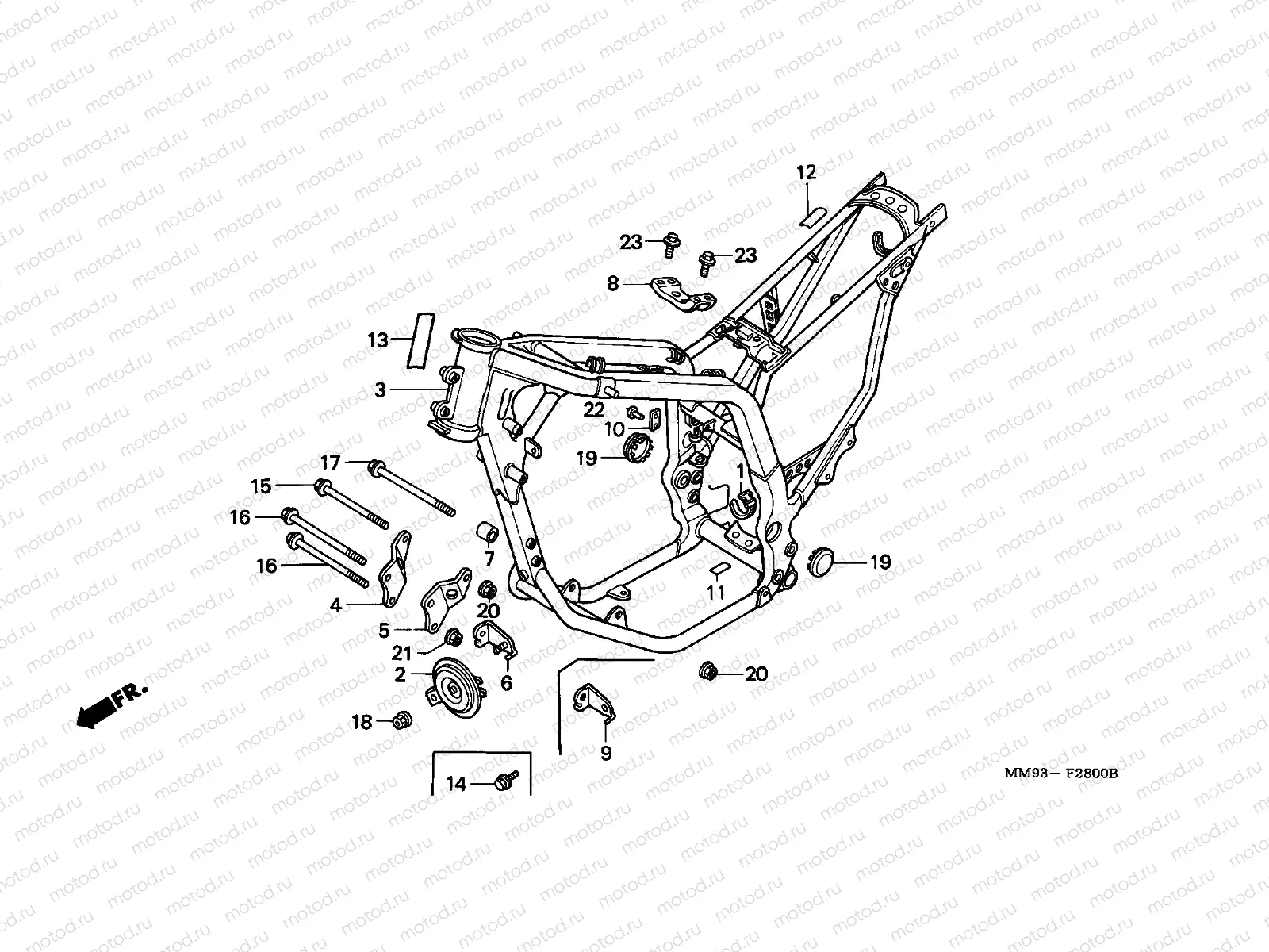 F-28 FRAME BODY