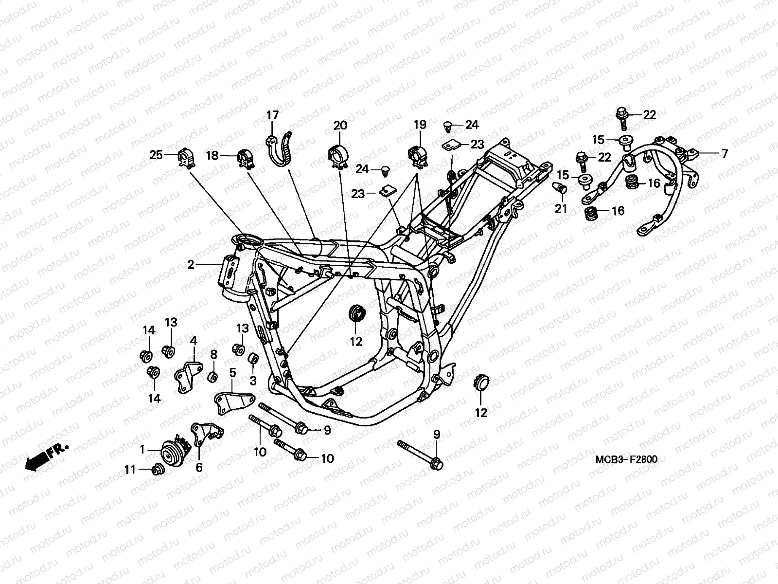 F-28 FRAME BODY