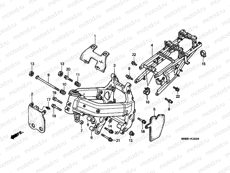 F-28 FRAME HOUSING