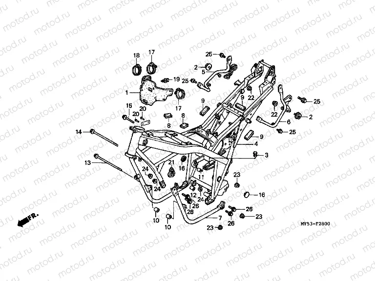 F-28 FRAME HOUSING