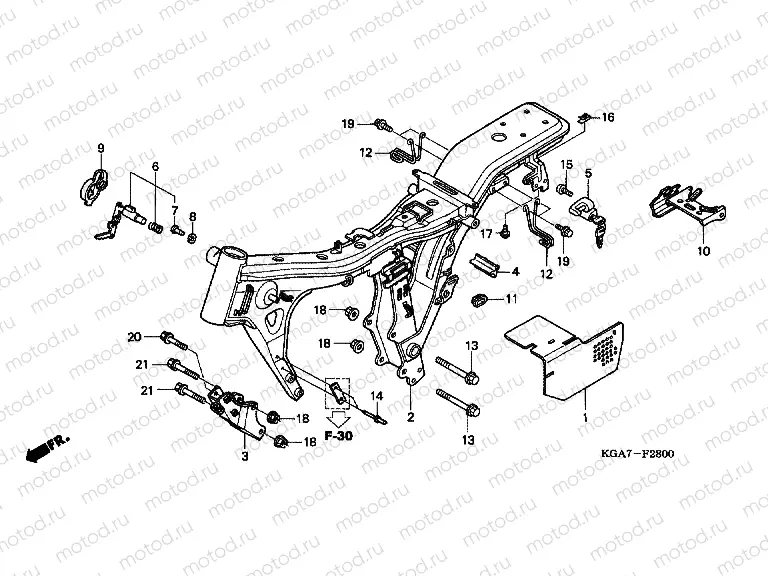 F-28 FRAME HOUSING