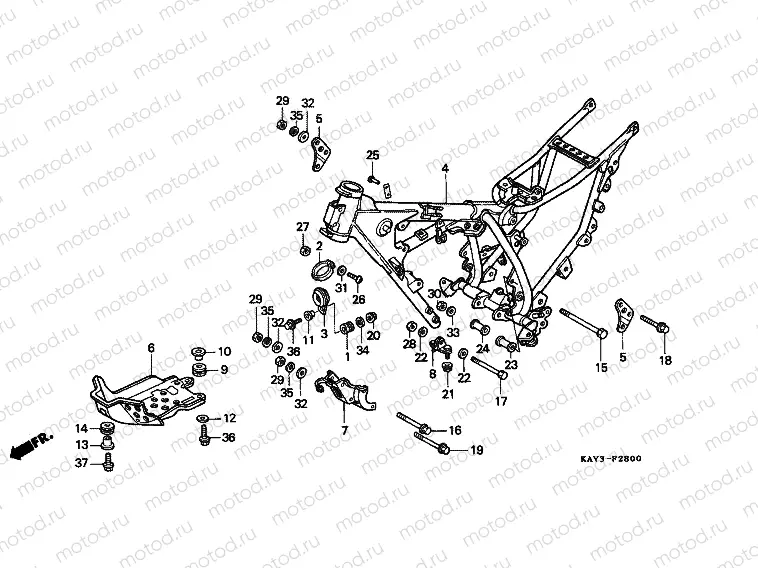 F-28 FRAME HOUSING
