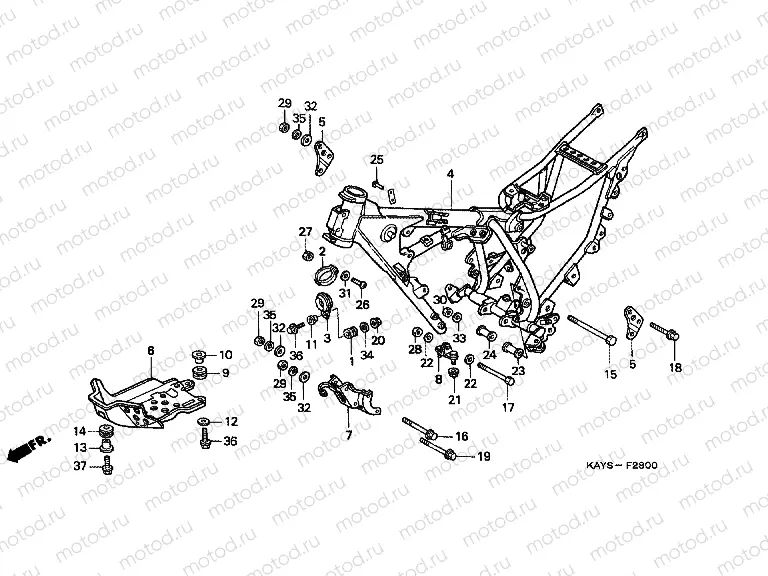 F-28 FRAME HOUSING