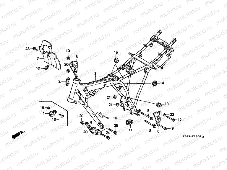 F-28 FRAME HOUSING