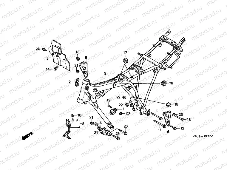 F-28 FRAME HOUSING