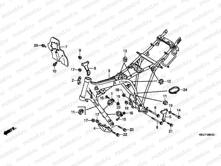 F-28 FRAME HOUSING