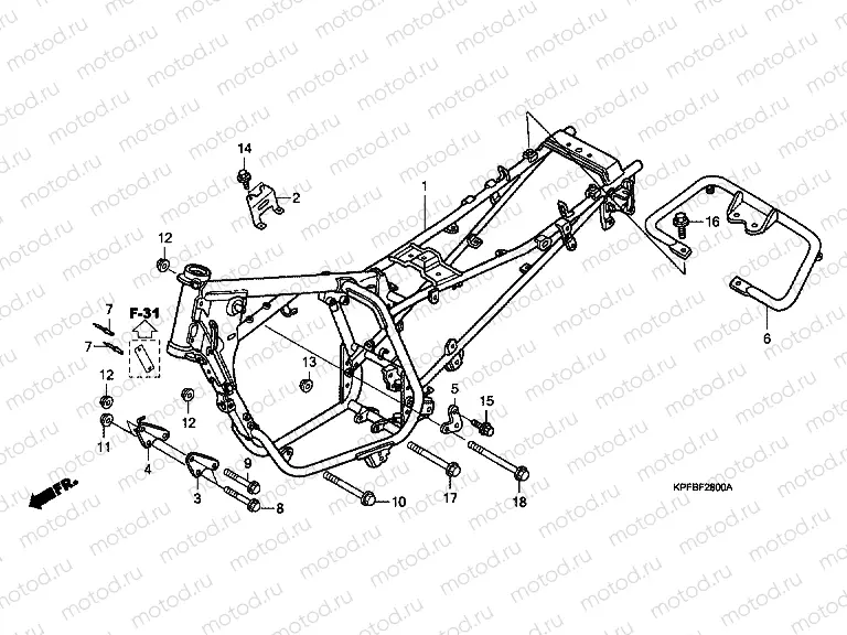 F-28 FRAME HOUSING