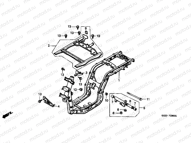F-28 FRAME HOUSING