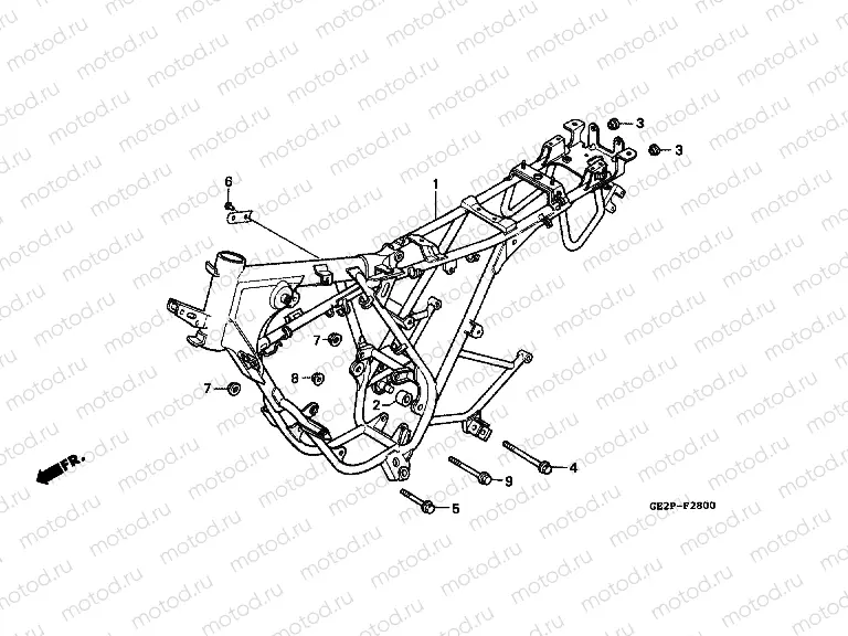 F-28 FRAME HOUSING