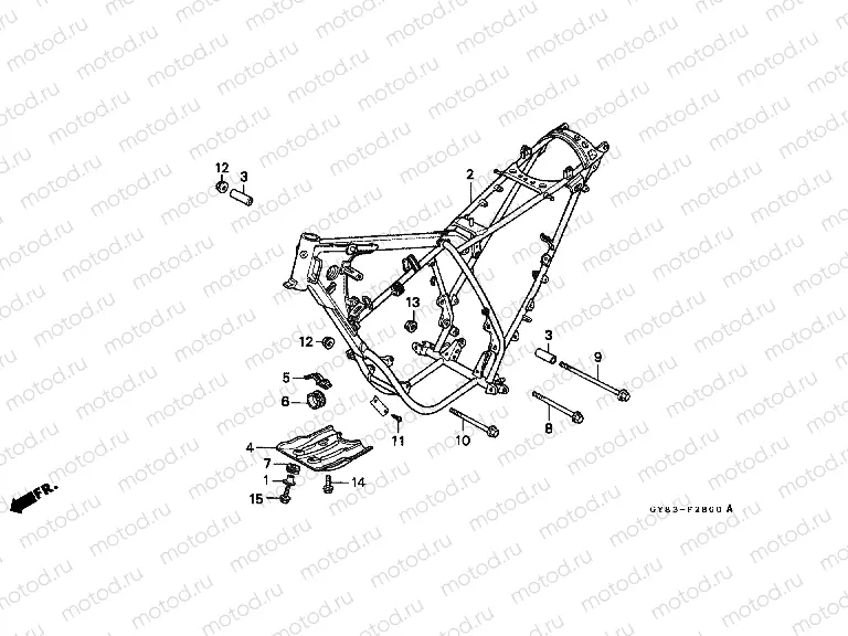 F-28 FRAME HOUSING