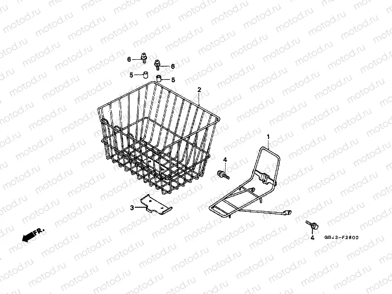 F-28 FRONT SUPPORT