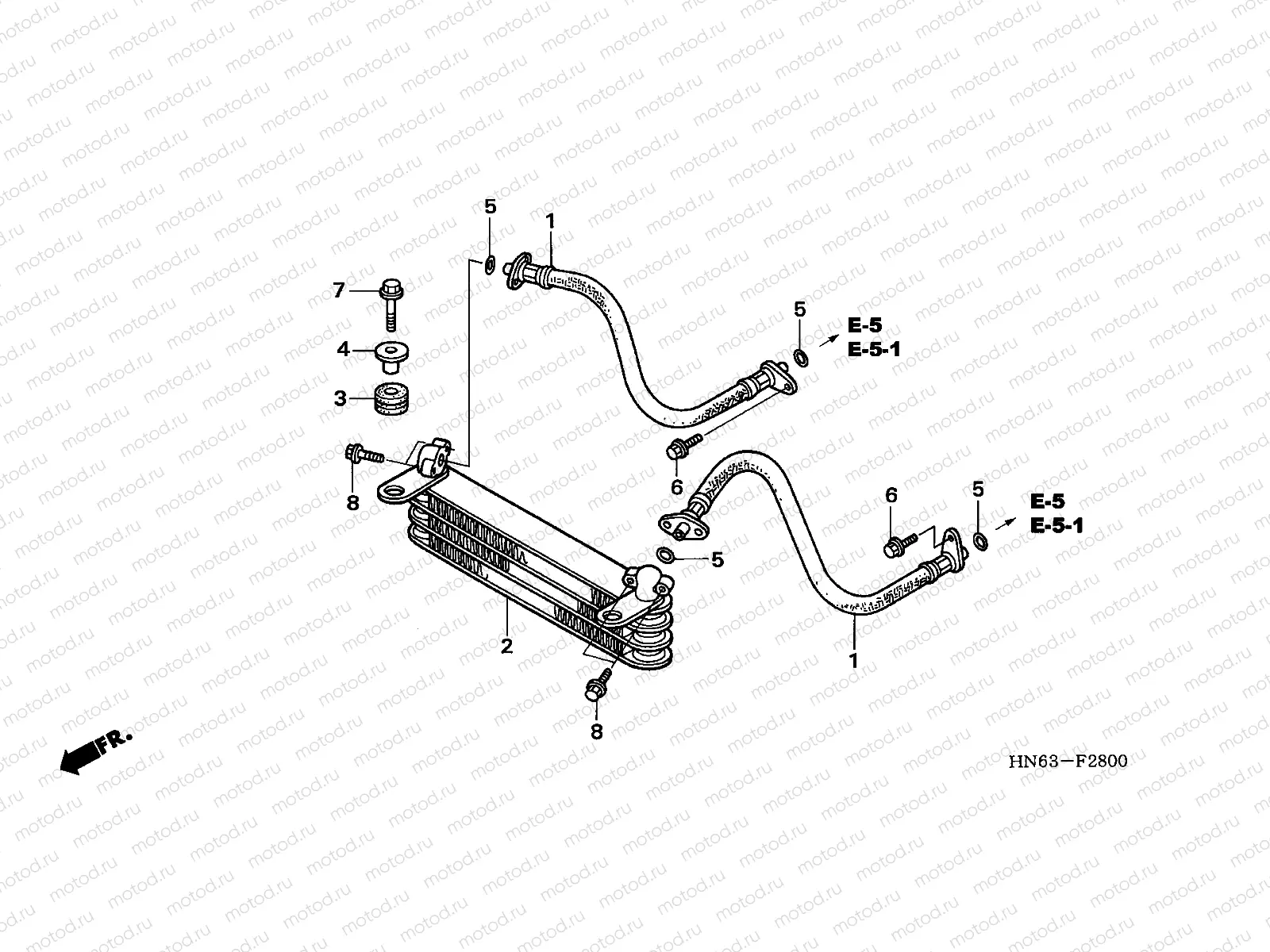 F-28 OIL COOLER