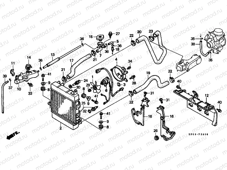F-28 RADIATOR