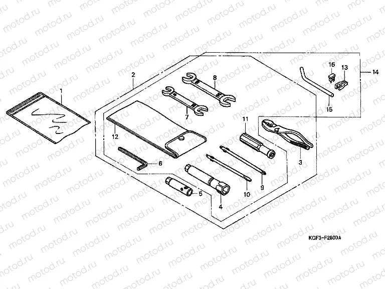 F-28 TOOLS (NES125Y / 1/2, NES150Y / 1/2)