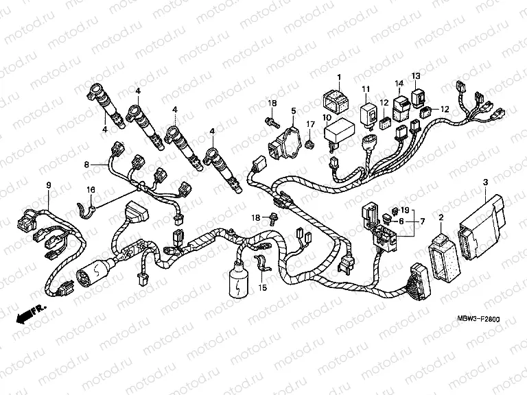 F-28 WIRING HARNESS (1)