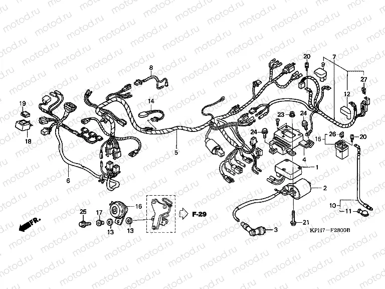 F-28 WIRING HARNESS (1)
